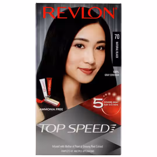 Revlon Top Speed Hair Color 100 g Natural Black 70