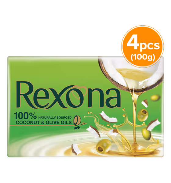 Rexona Soap 100g (Pack of 4) 3+free1