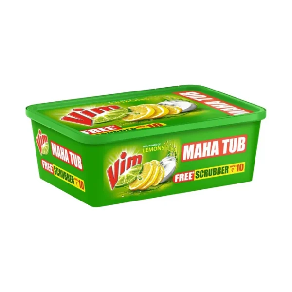 Vim Dishwash Bar Tub 500g  60rs