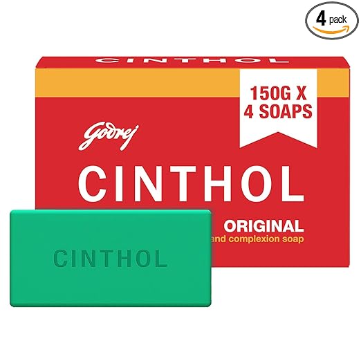Cinthol Original Soap, 150g (Pack of 4) 282rs