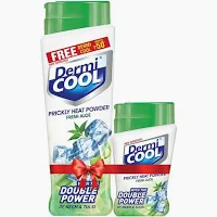 Dermi Cool Prickly Heat Powder 150g+50g FREE=200g 145rs