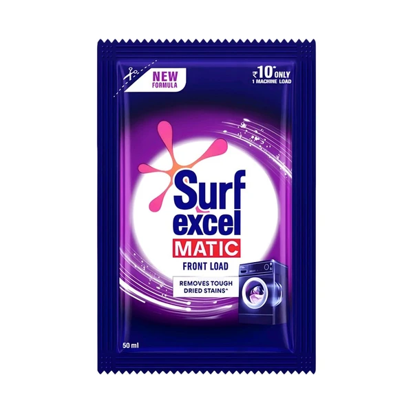 Surf Excel Matic Liquid (Front Load) - (Rs.10*10pcs)=100Rs